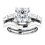Lenora Baguette Accented Setting