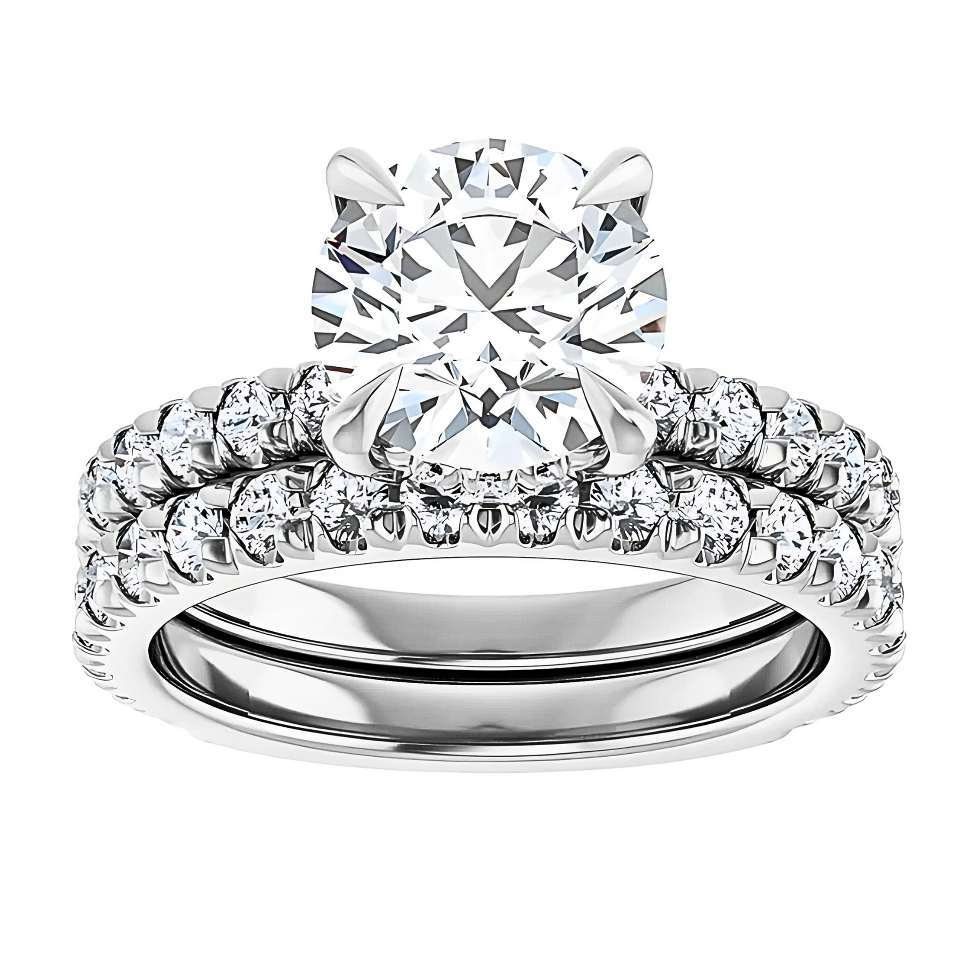 Addison French Pavé Diamond Wedding Ring