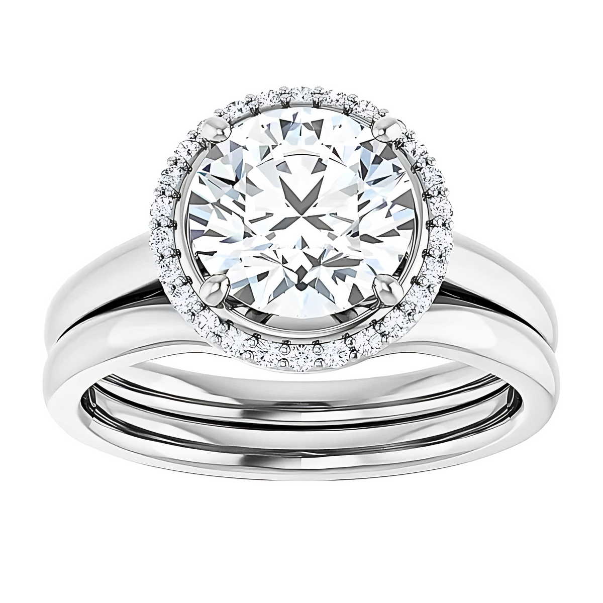 Audrey Halo Setting