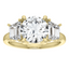 Phoebe Trapezoid Three Stone Setting