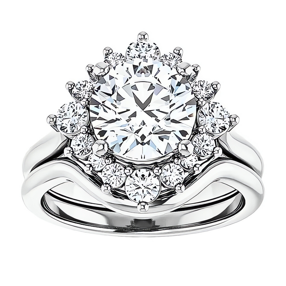 Bonnie Curved Wedding Ring