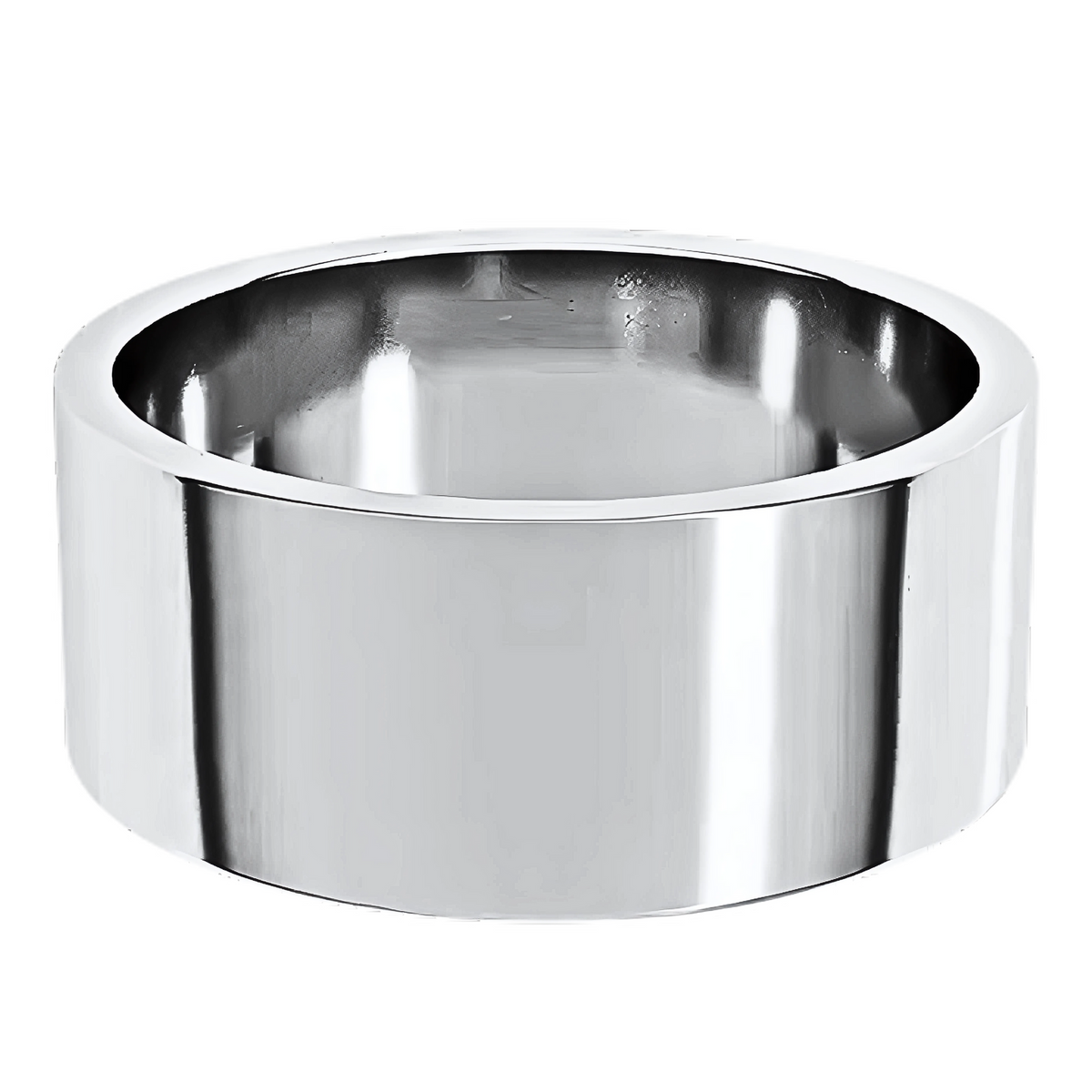 Classic Flat Polished Men's Wedding Ring
