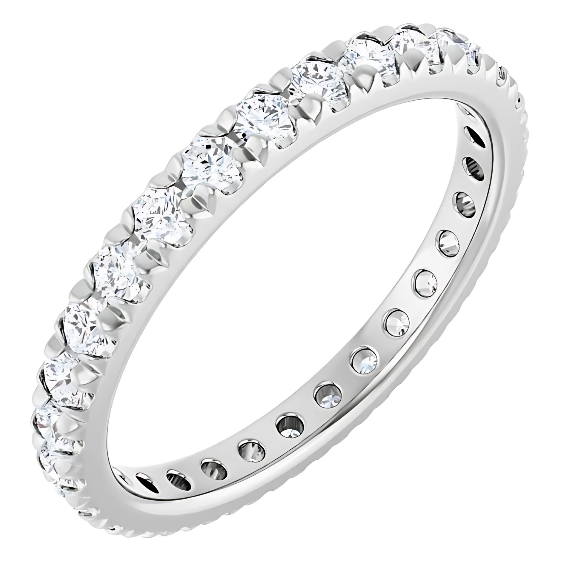 Ruthie French Pavé Diamond Eternity Ring