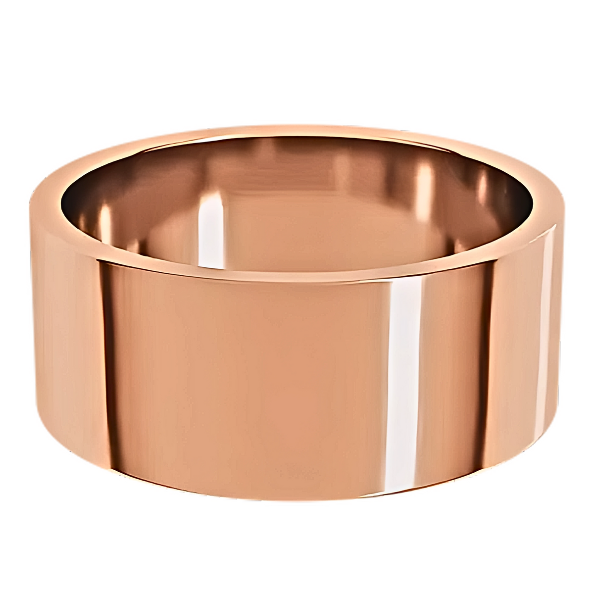 Classic Flat Polished Men's Wedding Ring