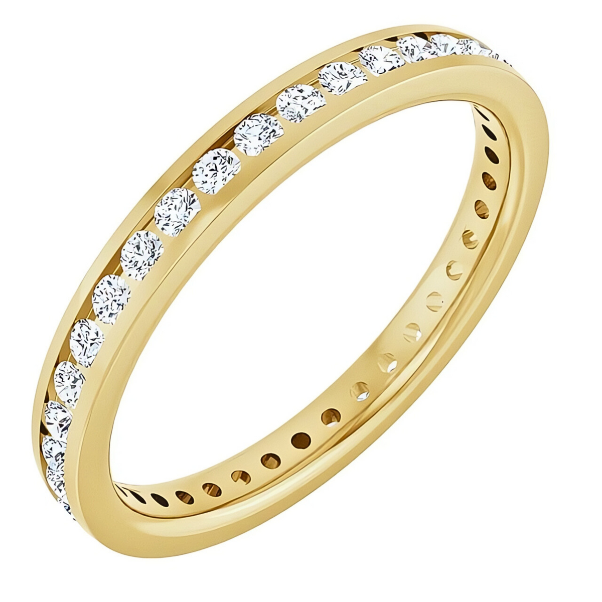 Hallie Channel Diamond Eternity Ring