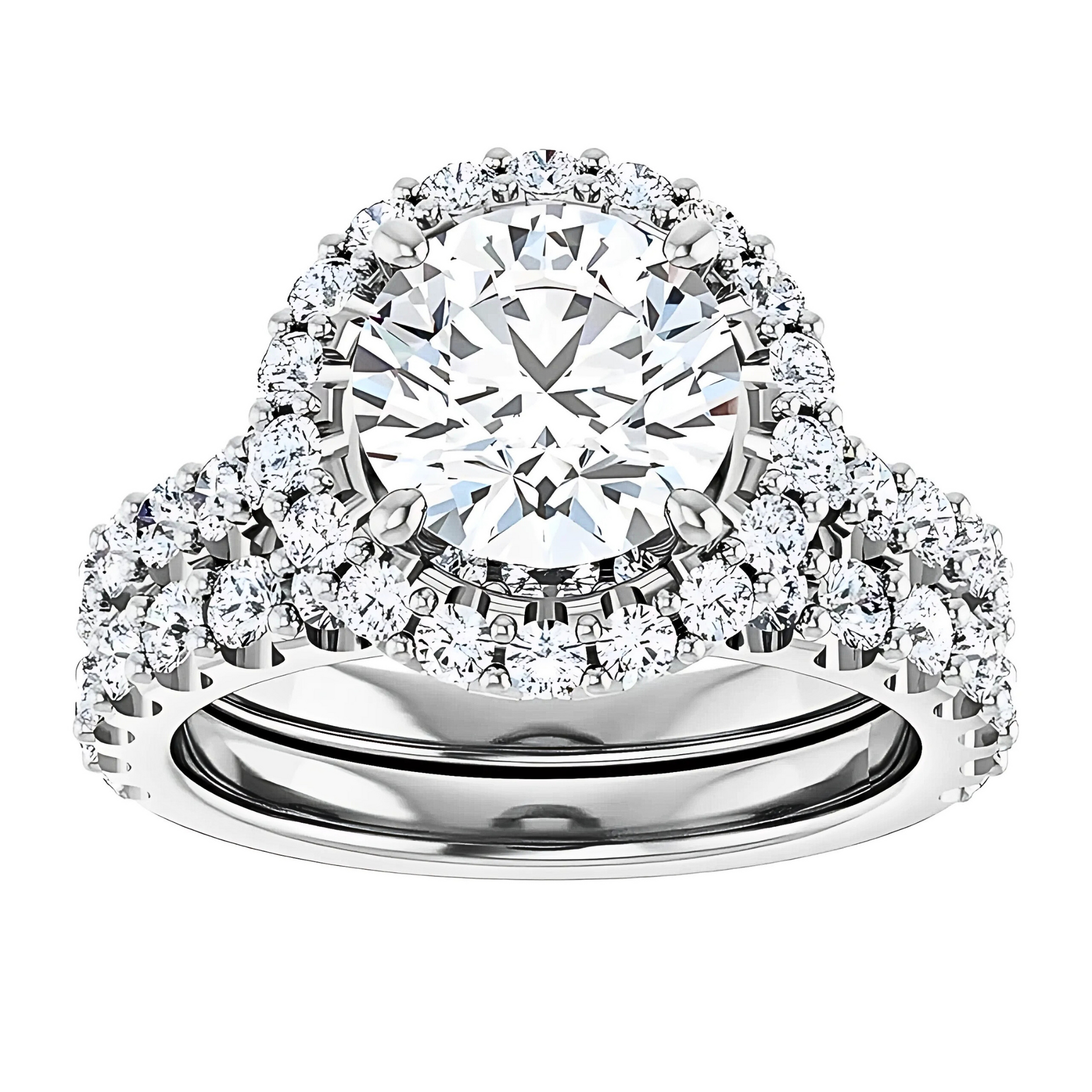 Ellie Pavé Diamond Wedding Ring
