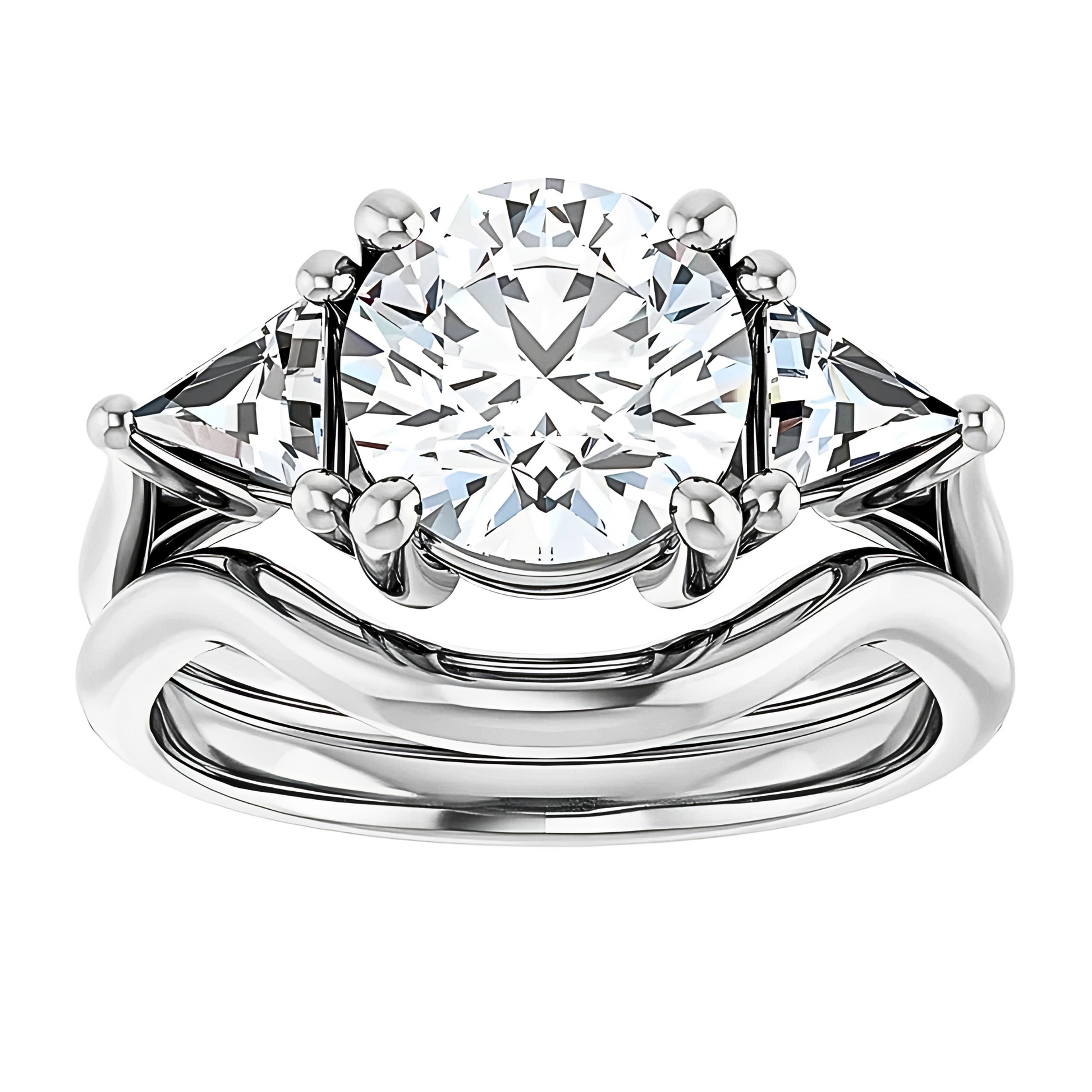 Caroline Curved Wedding Ring