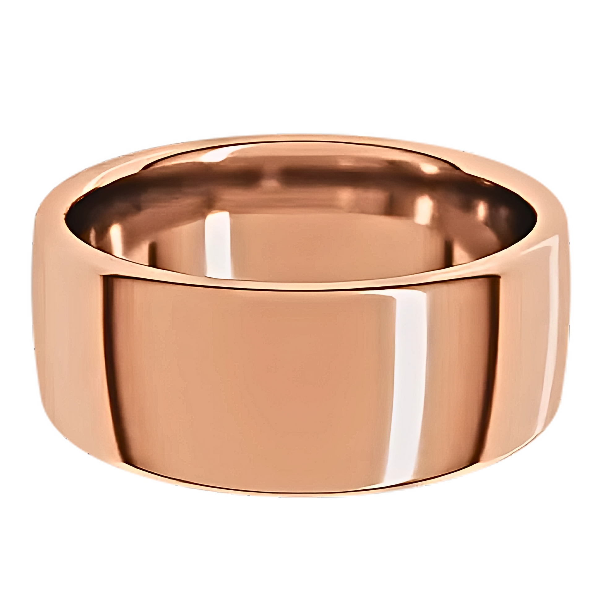 European-Style Polished Men's Wedding Ring