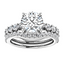 Serena Curved Pavé Diamond Wedding Ring