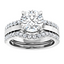 Summer Curved Pavé Diamond Wedding Ring