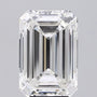 6.14ct Emerald Lab Grown Diamond (Colour G, Clarity VVS2, IGI Certified)