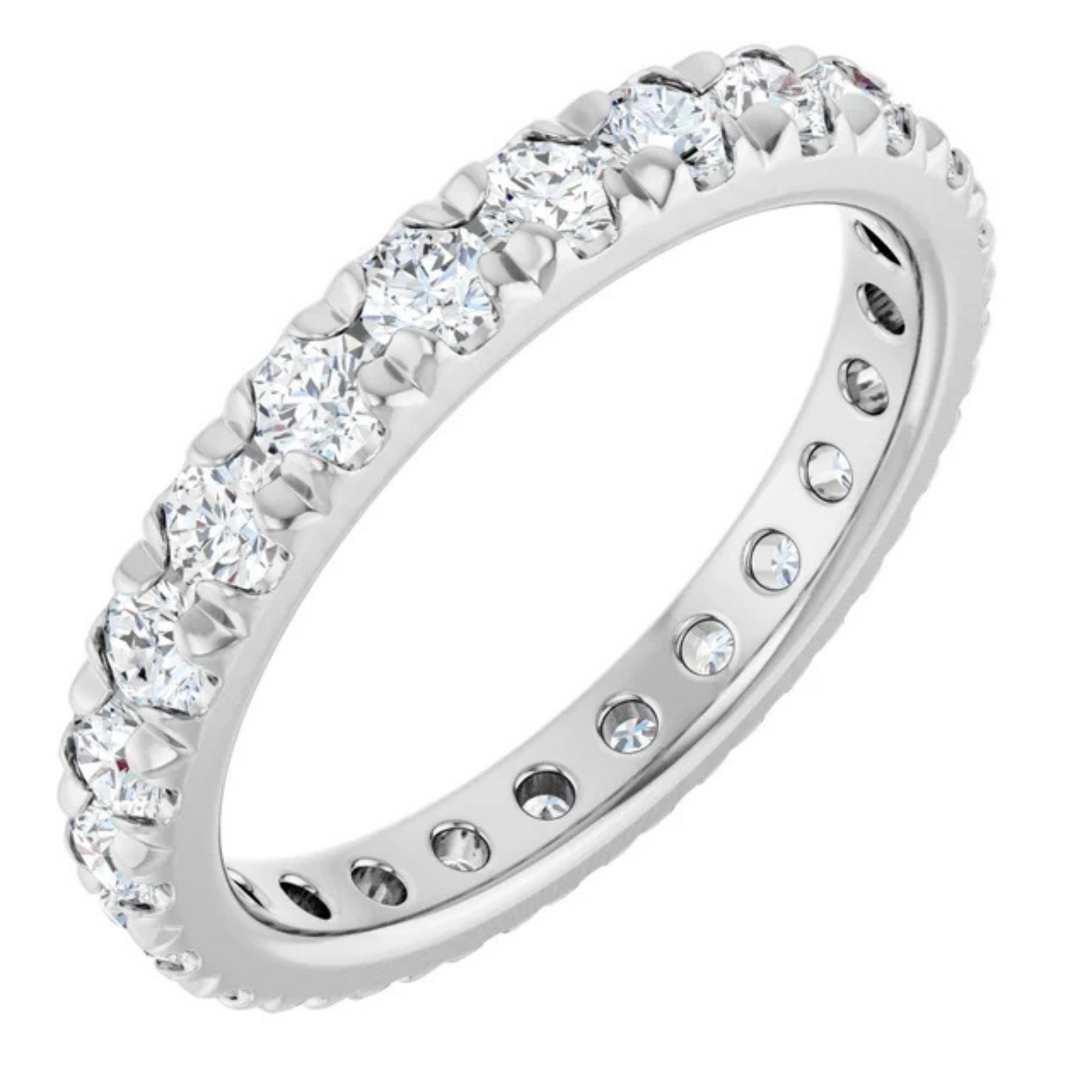 Ruthie French Pavé Diamond Eternity Ring