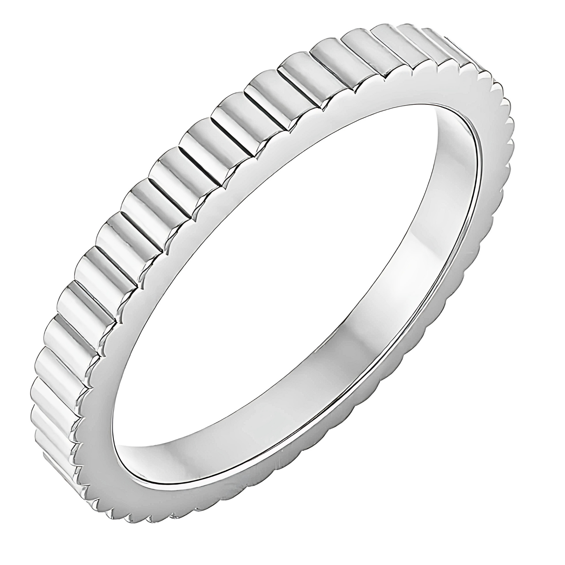 Arden Fluted Stacking Ring