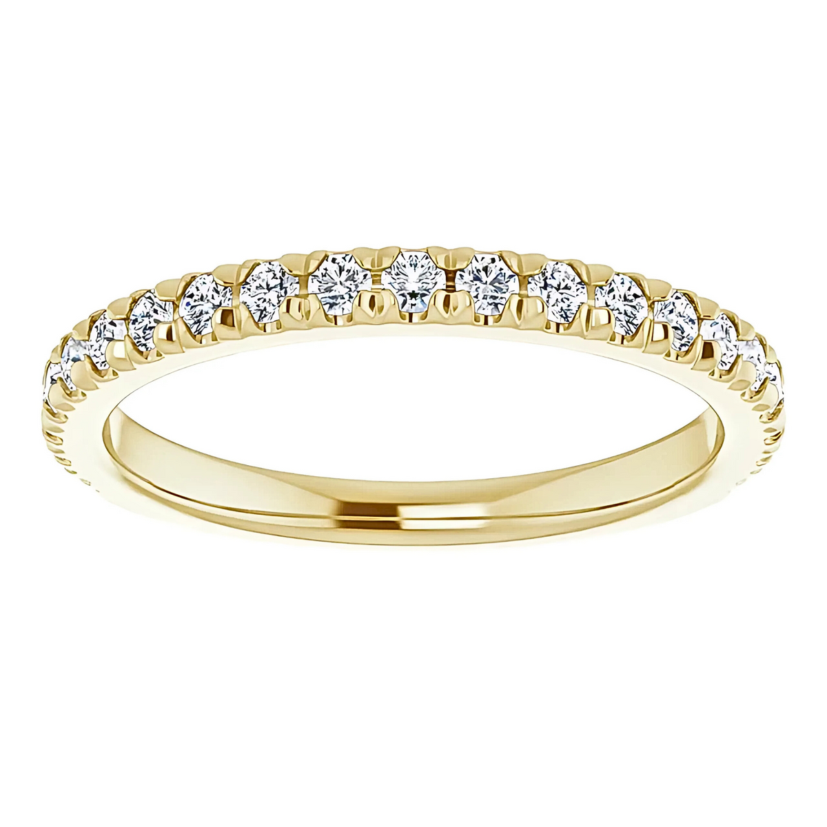 Louisa French Pavé Diamond Wedding Ring