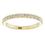 Louisa French Pavé Diamond Wedding Ring