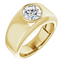 Porter Flush Bezel Solitaire Setting
