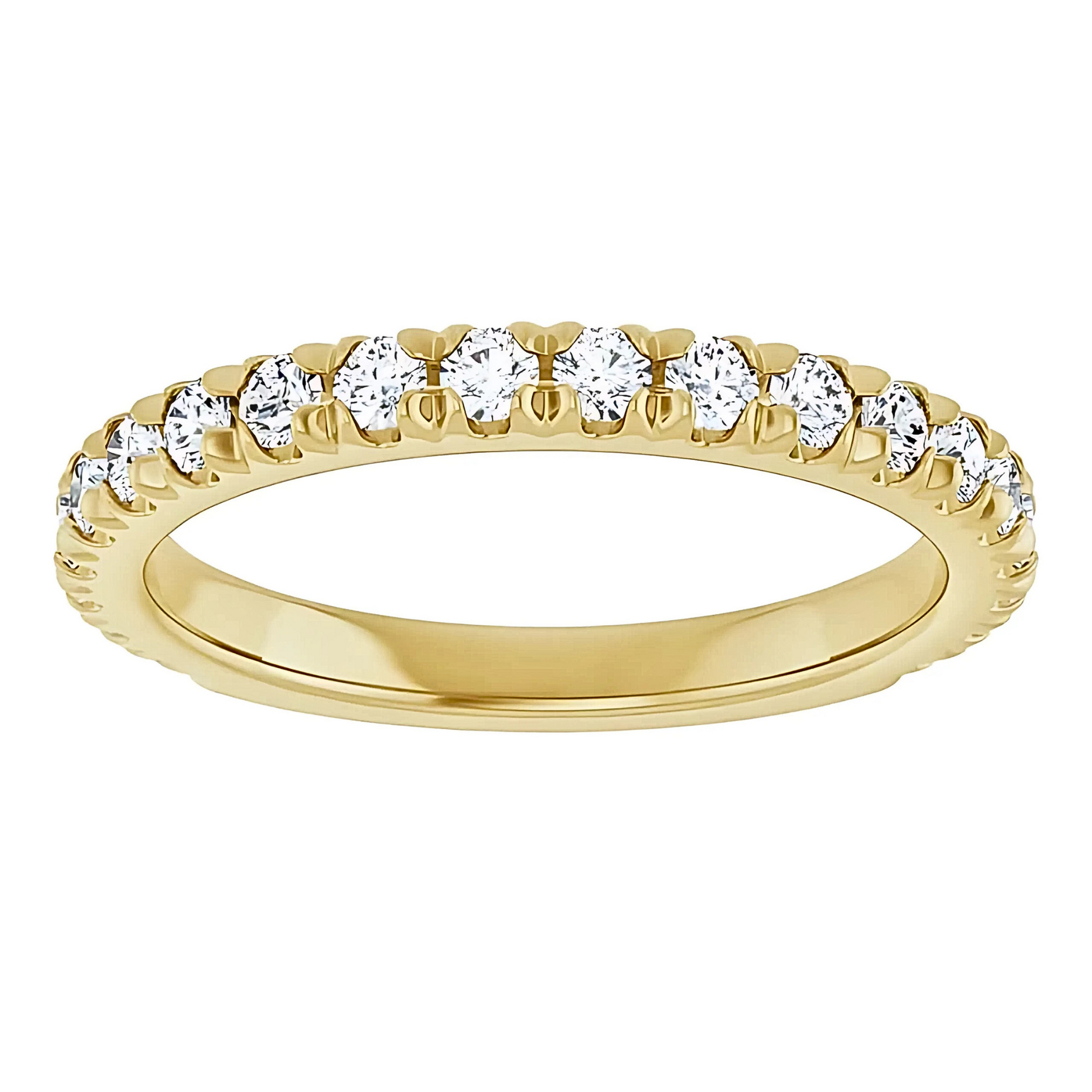Addison French Pavé Diamond Wedding Ring