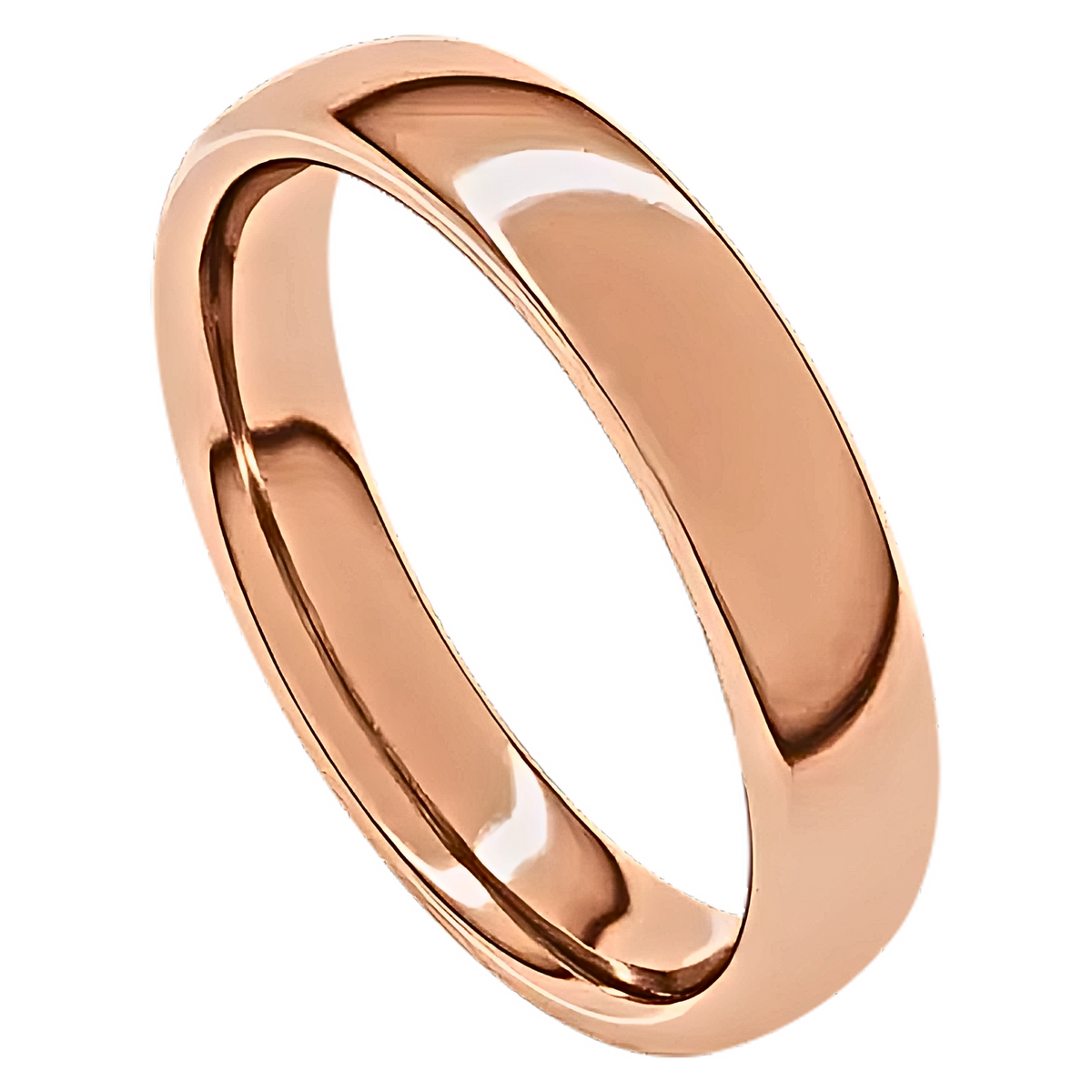 European-Style Polished Men's Wedding Ring