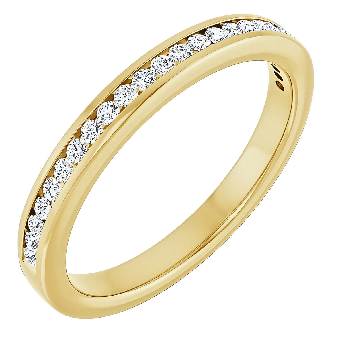 Hallie Channel Diamond Wedding Ring