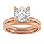 Olivia Solitaire Setting & Matching Wedding Ring