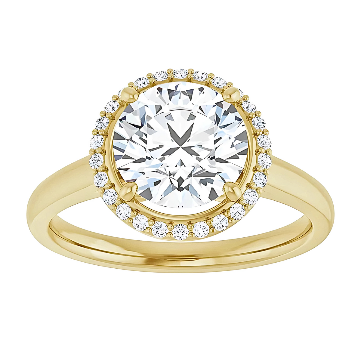 Audrey Halo Setting