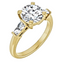 Lauren Three Stone Setting