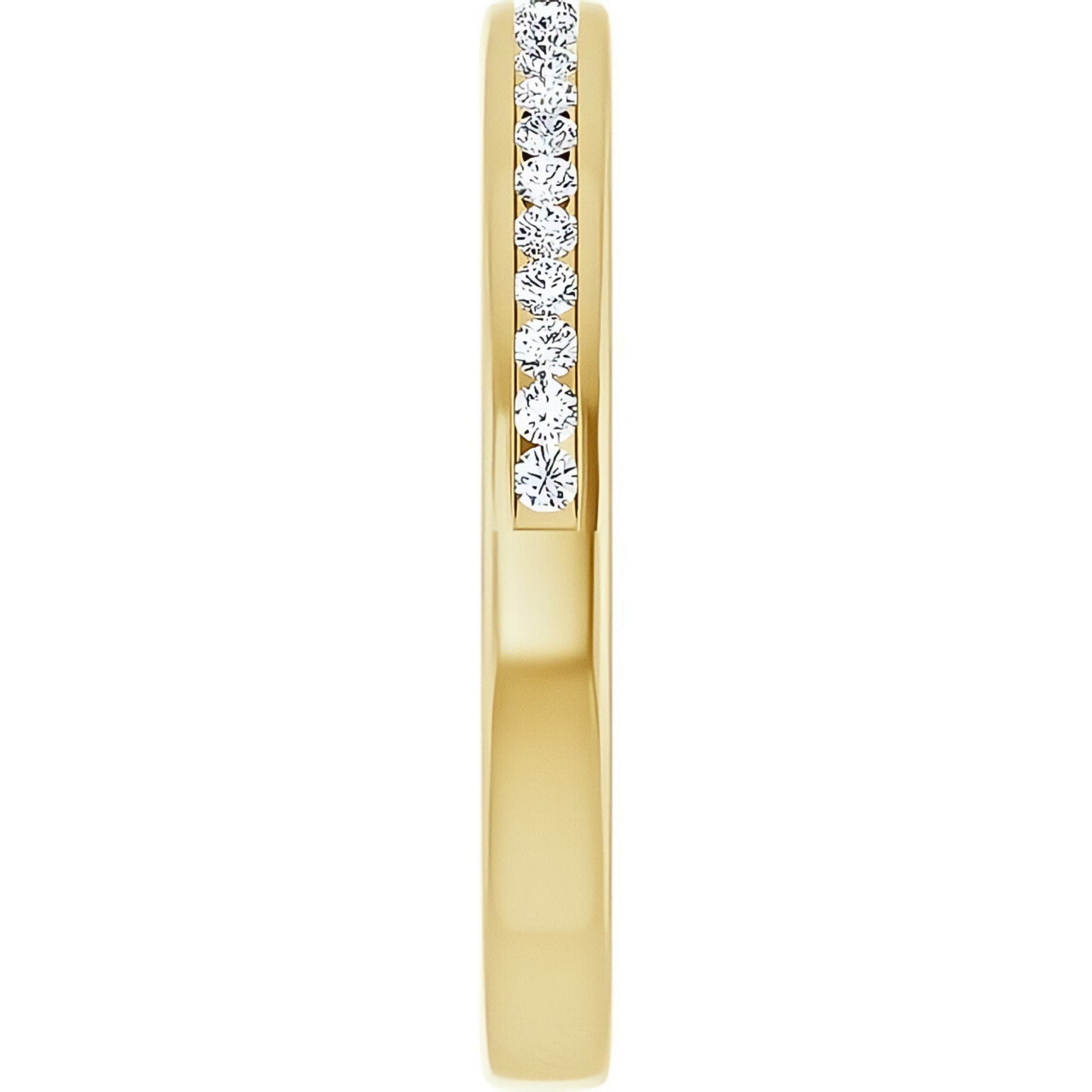 Hallie Channel Diamond Wedding Ring