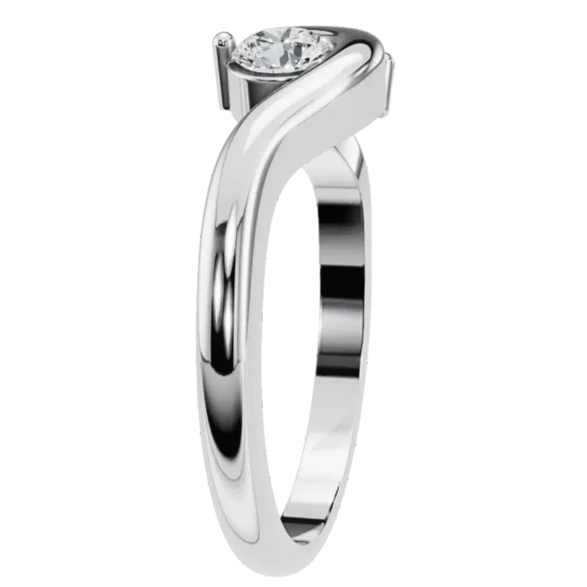 Felicity Toi-et-Moi Round & Marquise Diamond Ring
