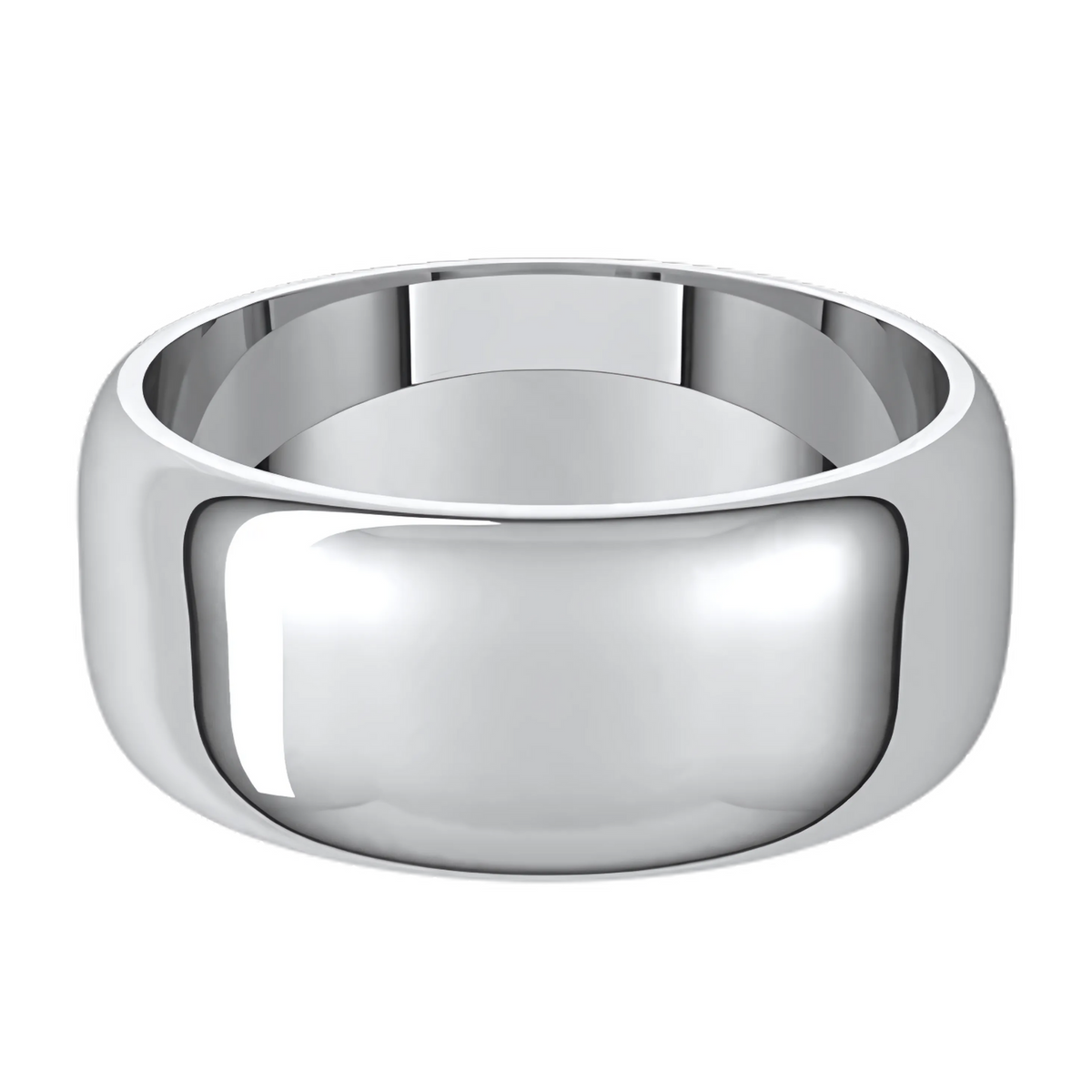 Classic Half Round Polished Men's Wedding Ring