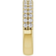 Chloe Pavé Diamond Double Row Wedding Ring