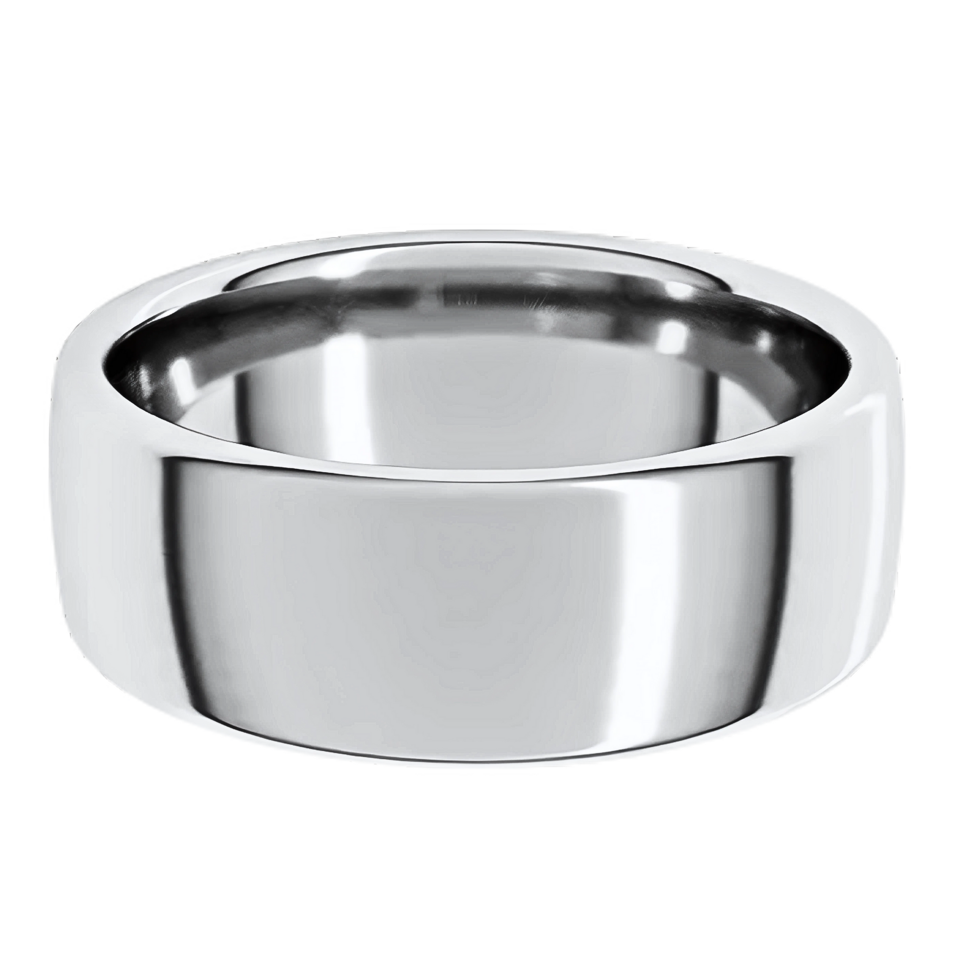 European-Style Polished Men's Wedding Ring