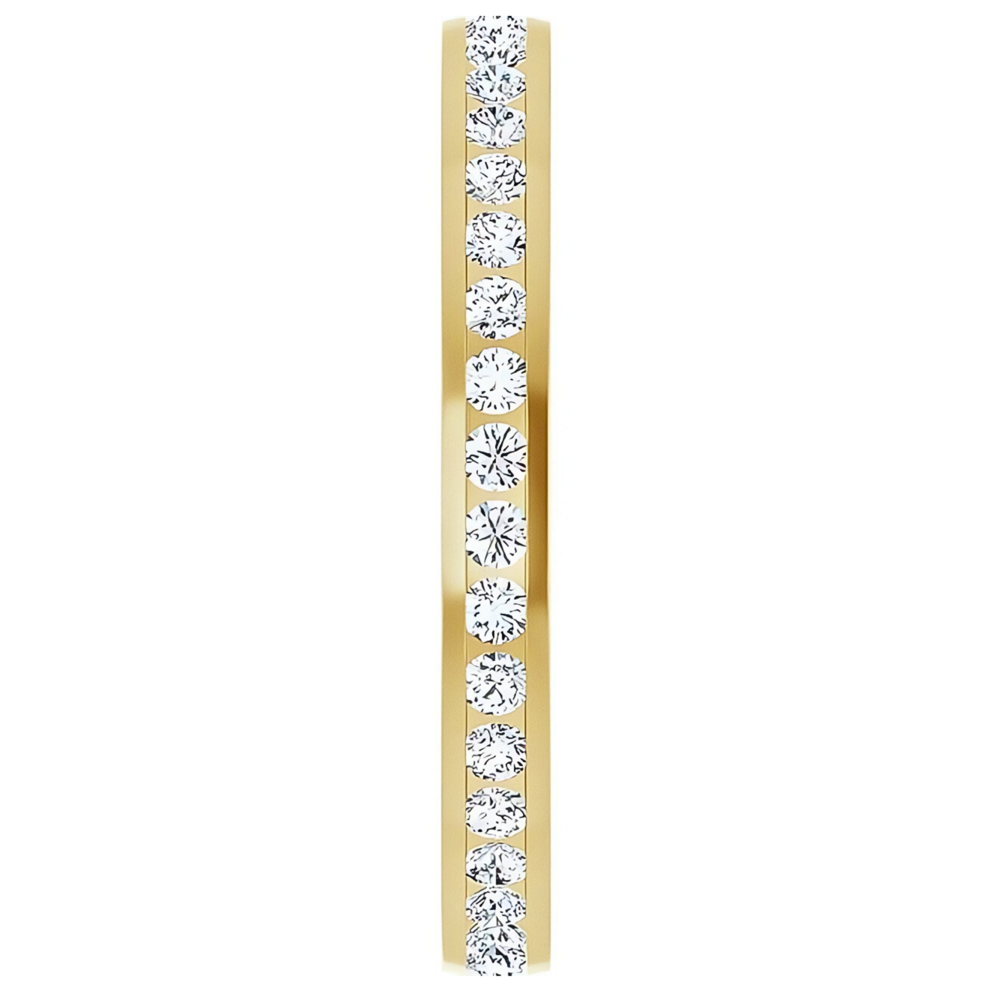 Hallie Channel Diamond Eternity Ring