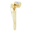 Dottie Pear Diamond Bezel Wrap Pinky Ring