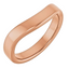 Giselle Curved Wedding Ring