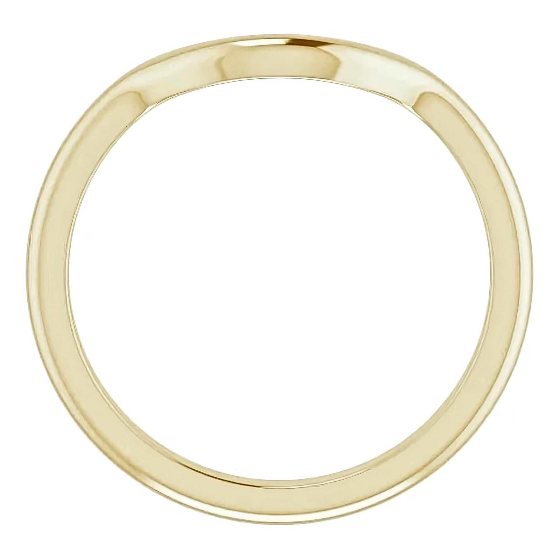 Bonnie Curved Wedding Ring
