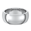 Comfort-Fit Half Round Polished Men's Wedding Ring