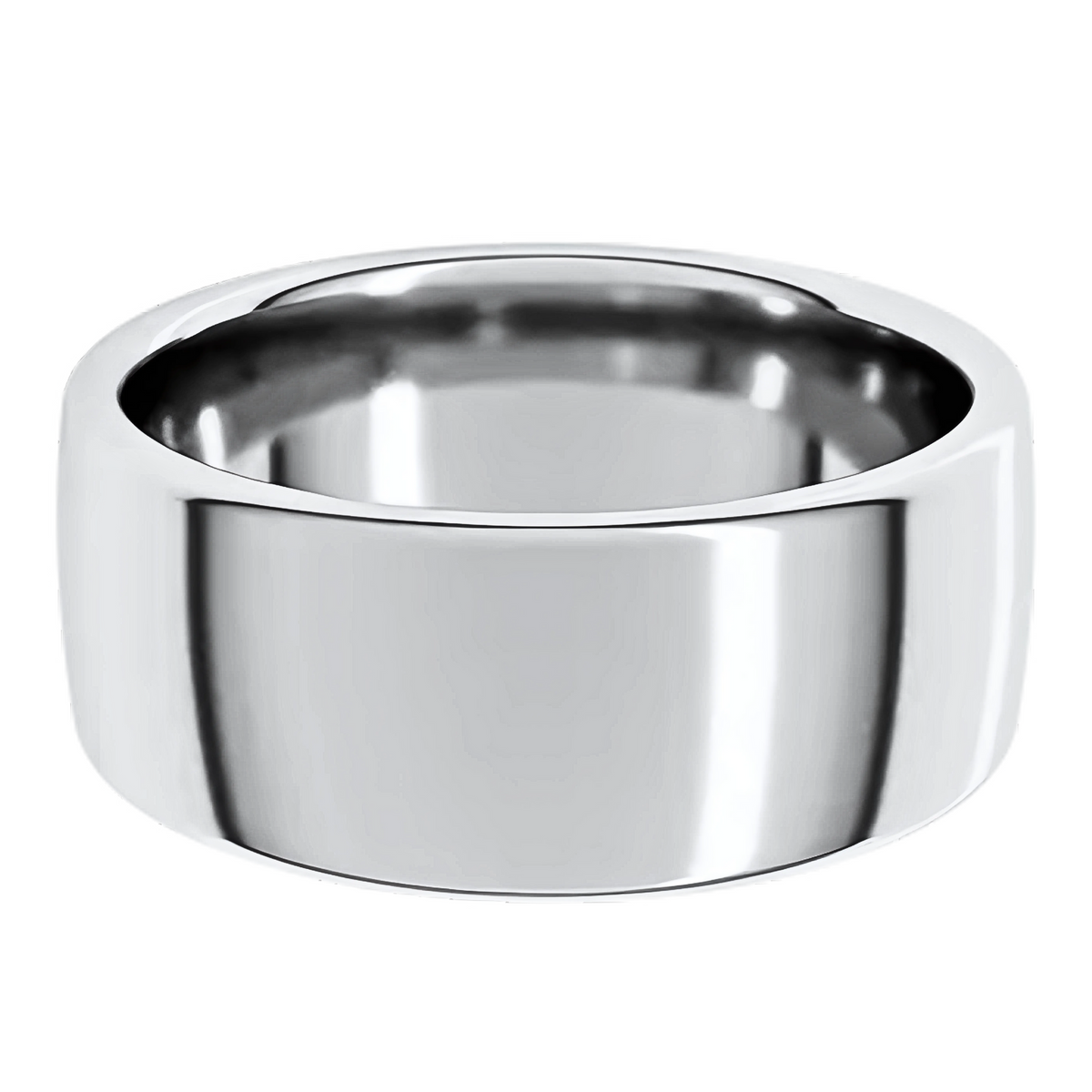 European-Style Polished Men's Wedding Ring