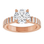 Ashton Baguette Accented Setting