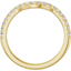 Summer Curved Pavé Diamond Wedding Ring