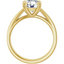 Beatrice Double Claw Prong Cathedral Solitaire Setting