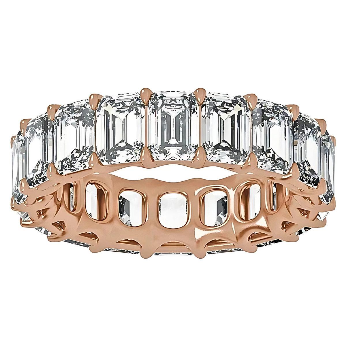 Tess Emerald Lab Grown Diamond Eternity Ring