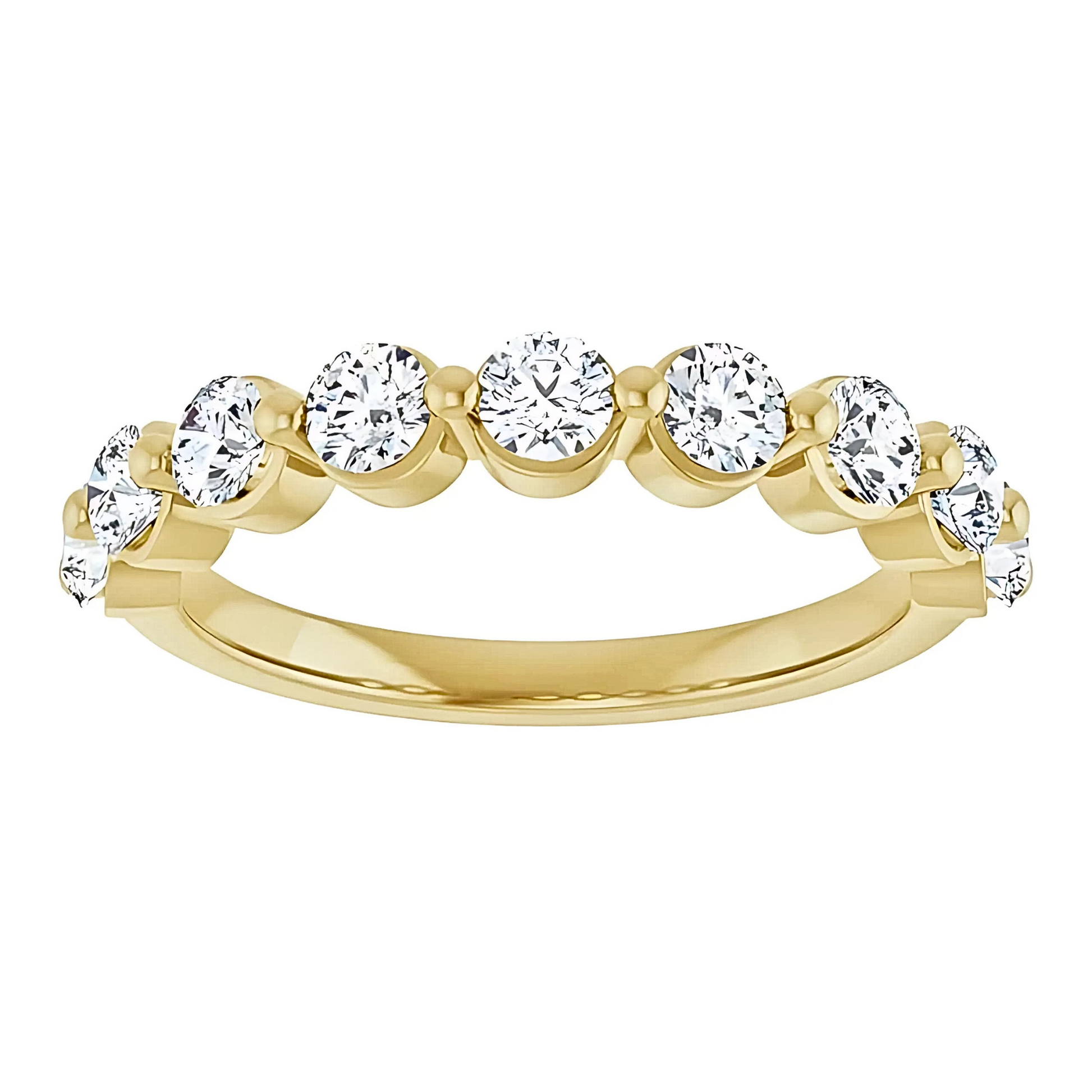 Ivy Single Prong Bubble Diamond Ring