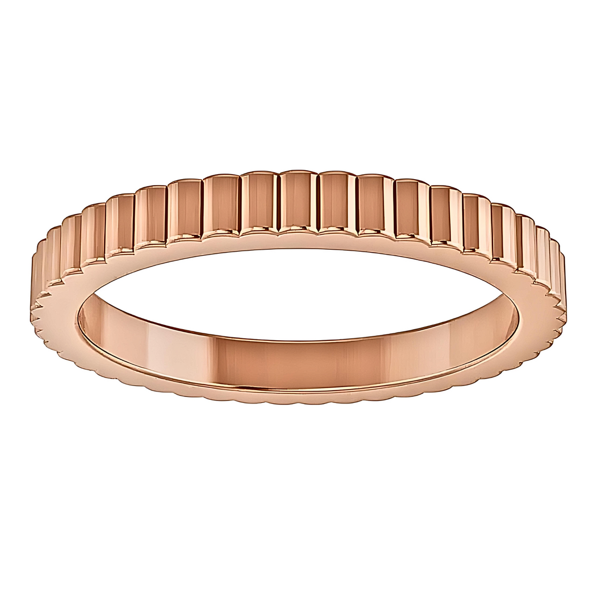 Arden Fluted Stacking Ring