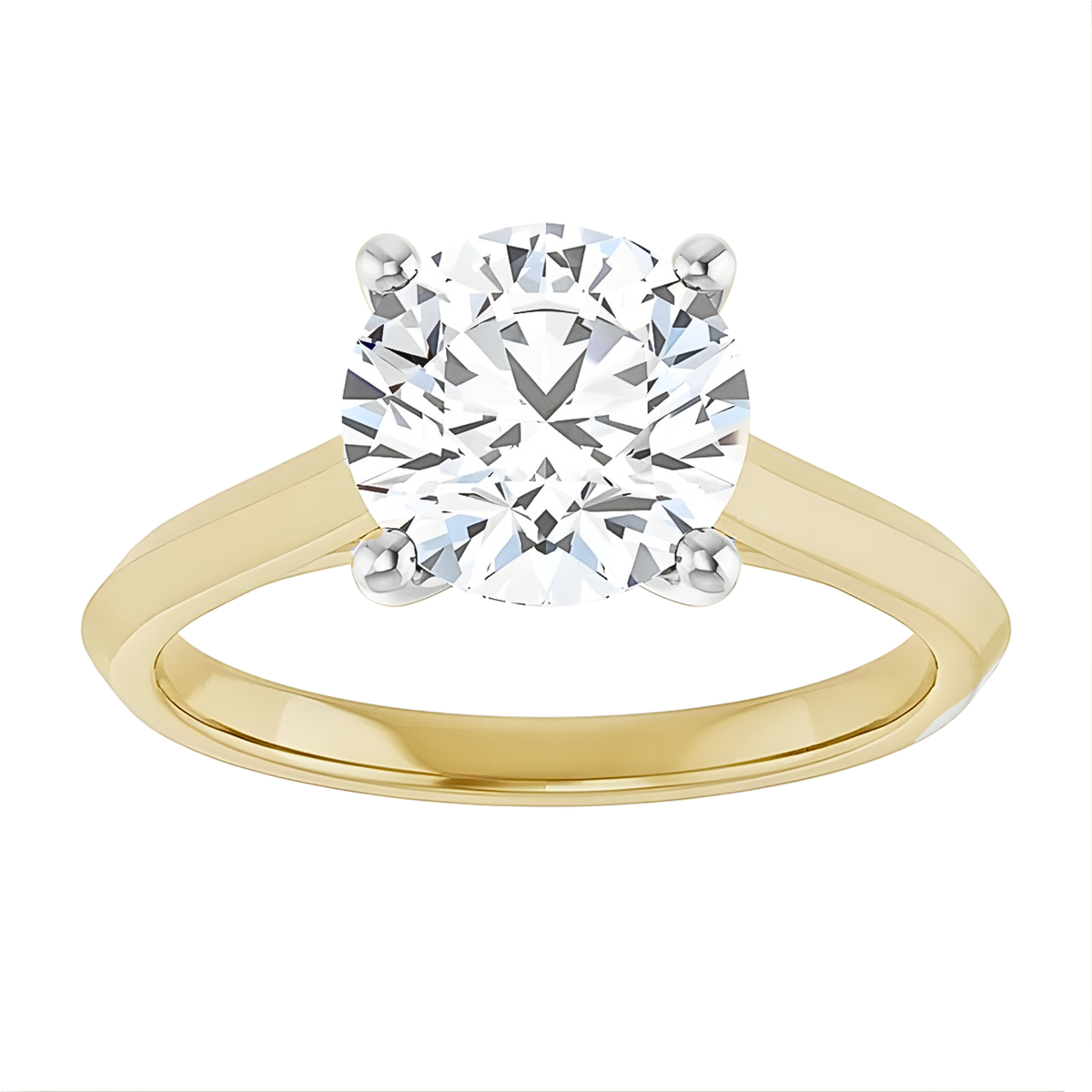 Campbell Knife Edge Cathedral Solitaire Setting
