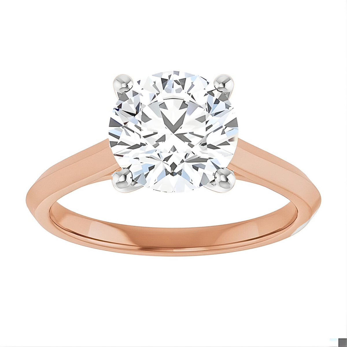 Campbell Knife Edge Cathedral Solitaire Setting