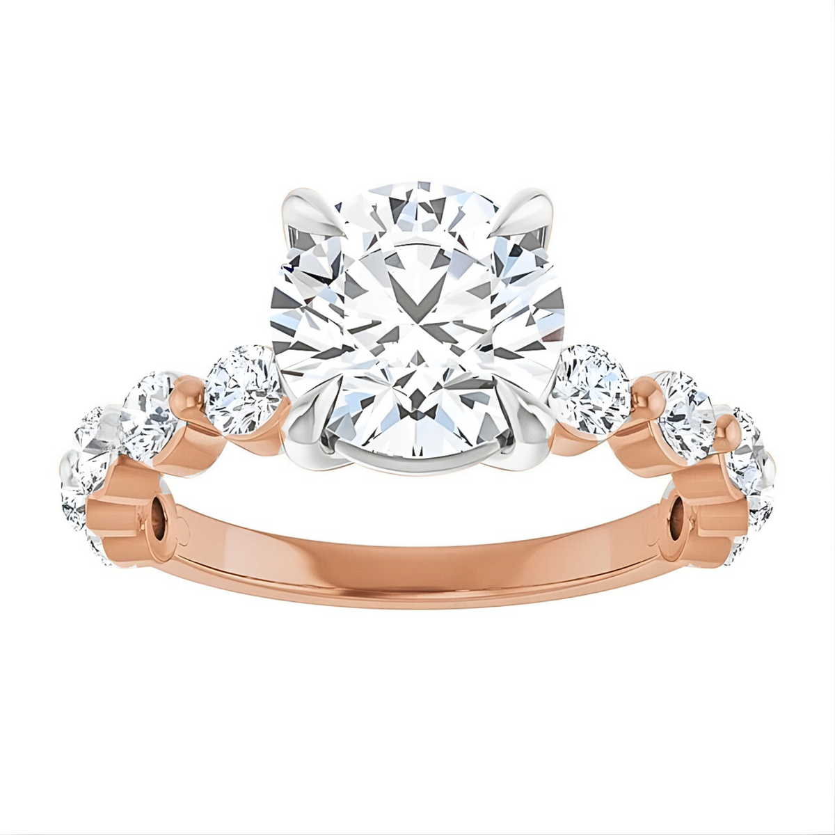Esme Single Prong Bubble Setting