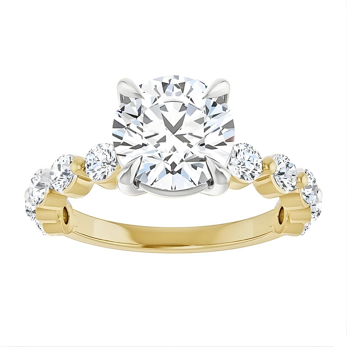 Esme Single Prong Bubble Setting
