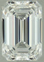 3.02 CT F VVS2 Emerald Lab Grown Diamond (1.50 ratio)