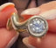 Round Lab Grown Diamond Bezel Wave Ring
