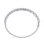 Daisy Pear & Marquise Lab Grown Diamond Overlap Bangle Bracelet